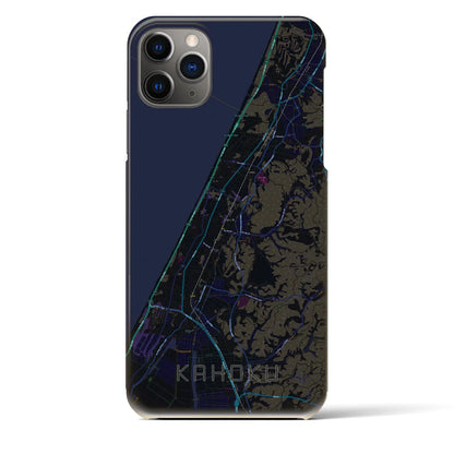 【かほく（石川県）】地図柄iPhoneケース（バックカバータイプ）