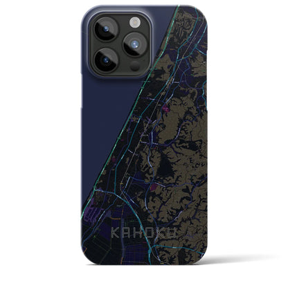 【かほく（石川県）】地図柄iPhoneケース（バックカバータイプ）