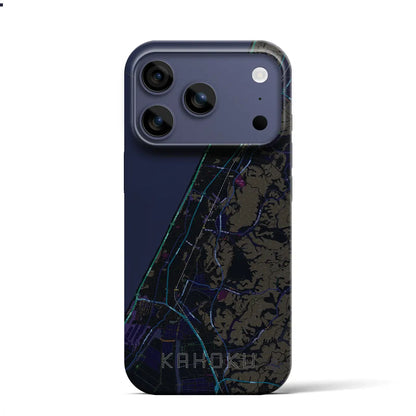 【かほく（石川県）】地図柄iPhoneケース（バックカバータイプ）