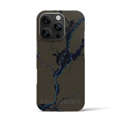 【甲斐常葉（山梨県）】地図柄iPhoneケース（バックカバータイプ）