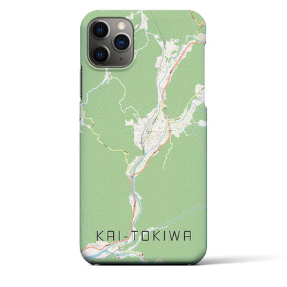 【甲斐常葉（山梨県）】地図柄iPhoneケース（バックカバータイプ）
