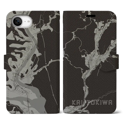 【甲斐常葉（山梨県）】地図柄iPhoneケース（手帳タイプ）