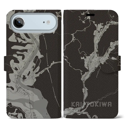 【甲斐常葉（山梨県）】地図柄iPhoneケース（手帳タイプ）