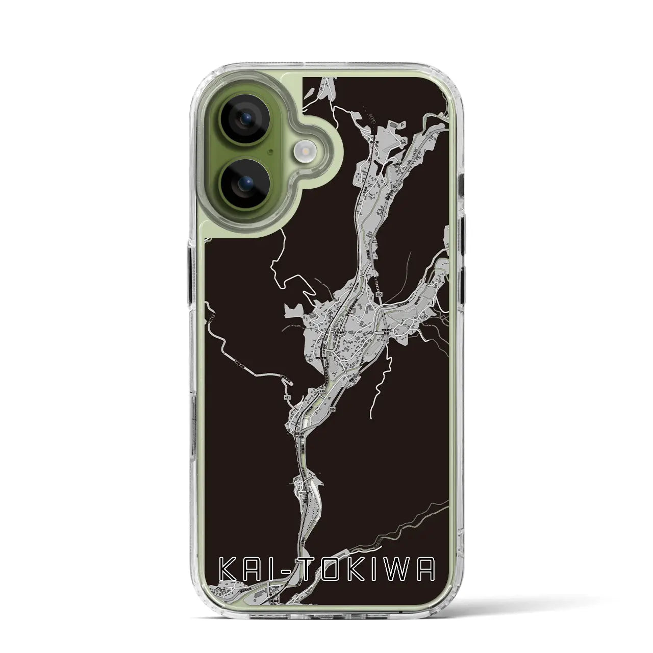 【甲斐常葉（山梨県）】地図柄iPhoneケース（MagSafeタイプ）