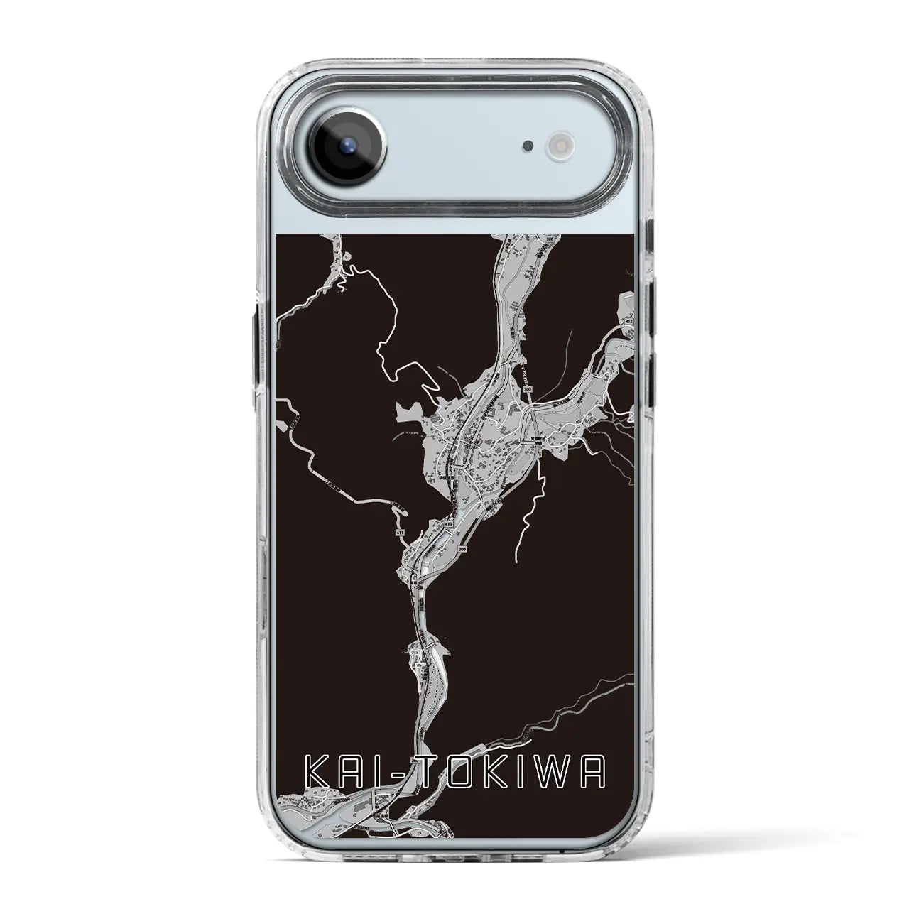 【甲斐常葉（山梨県）】地図柄iPhoneケース（MagSafeタイプ）