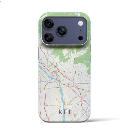 【甲斐（山梨県）】地図柄iPhoneケース（バックカバータイプ）