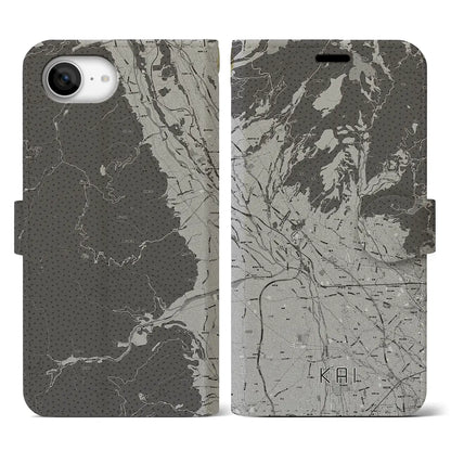 【甲斐（山梨県）】地図柄iPhoneケース（手帳タイプ）