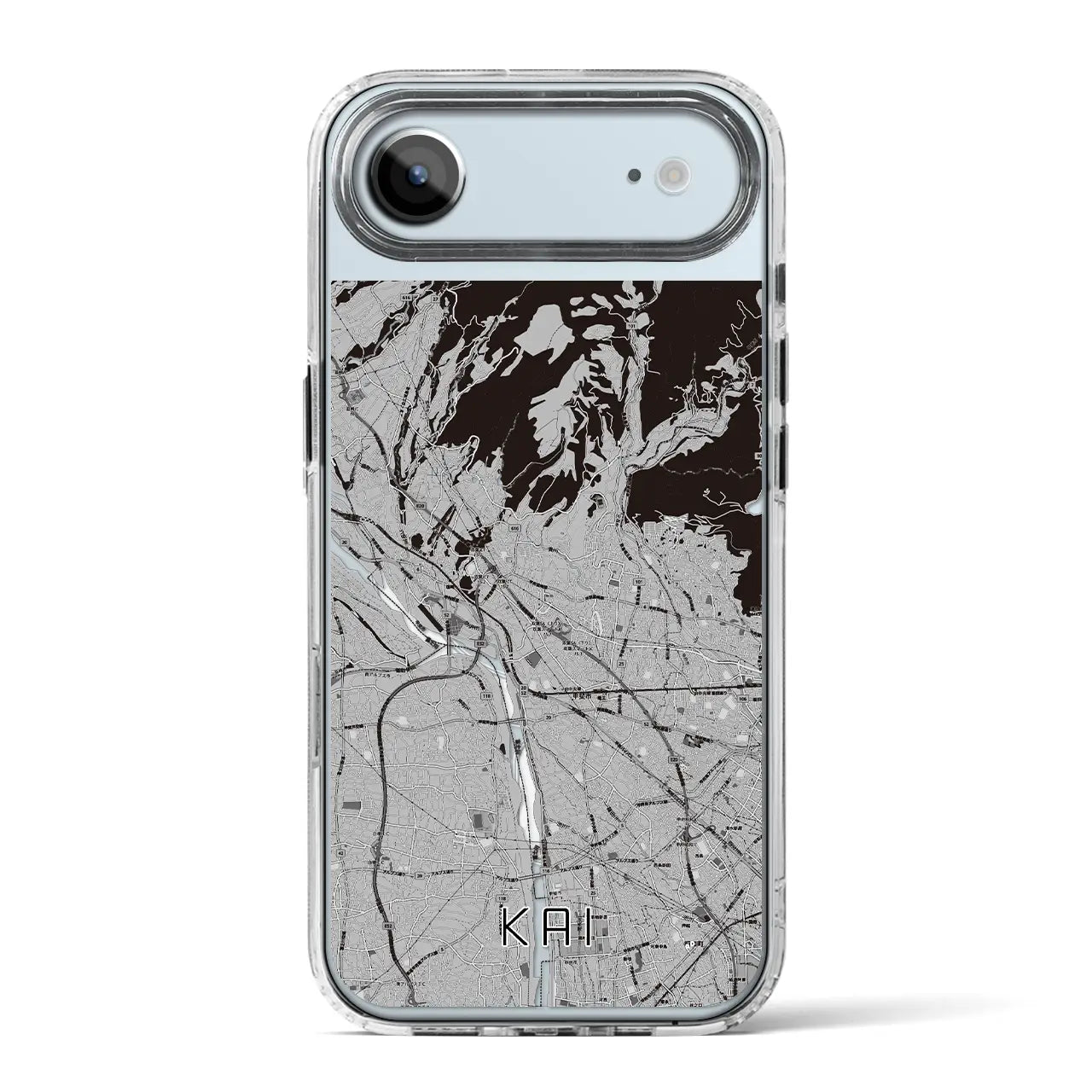 【甲斐（山梨県）】地図柄iPhoneケース（MagSafeタイプ）