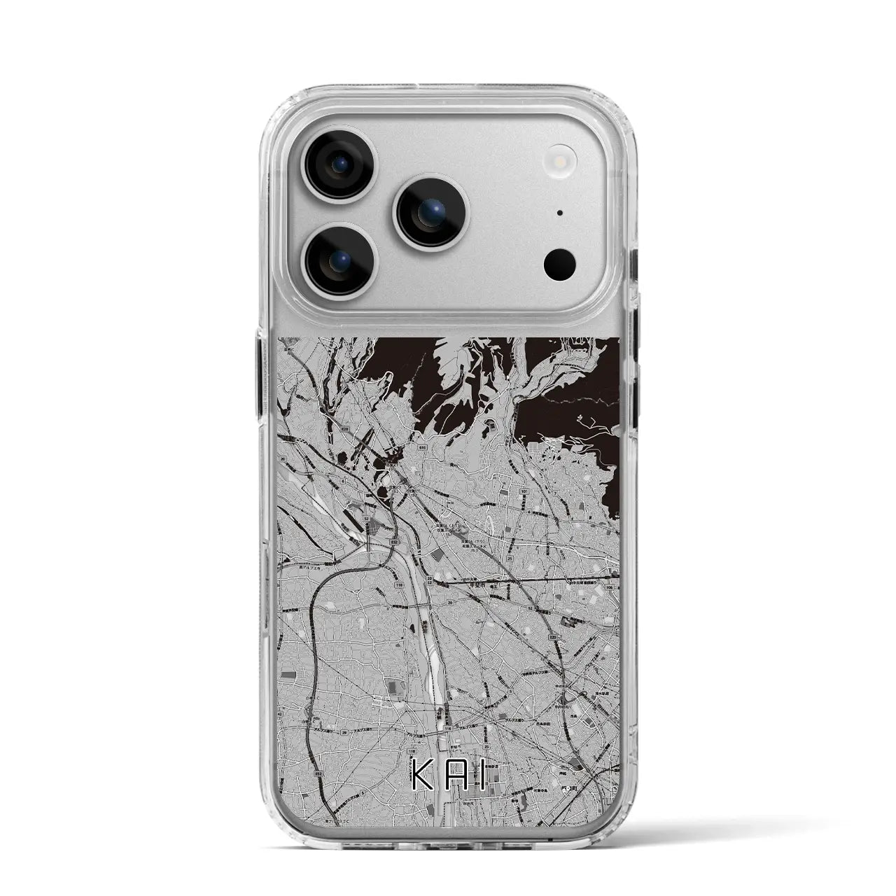 【甲斐（山梨県）】地図柄iPhoneケース（MagSafeタイプ）