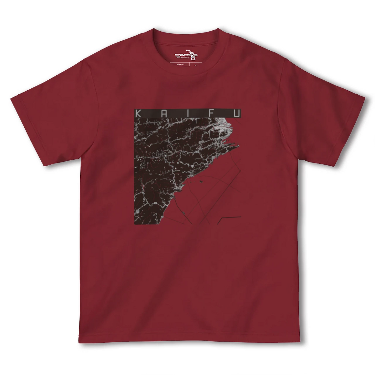 【海部（徳島県）】地図柄ヘビーウェイトTシャツ
