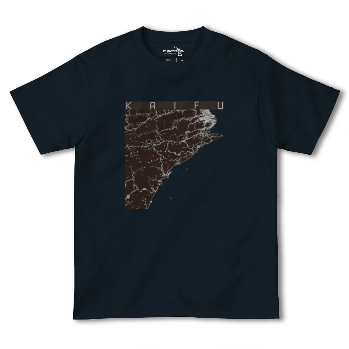 【海部（徳島県）】地図柄ヘビーウェイトTシャツ