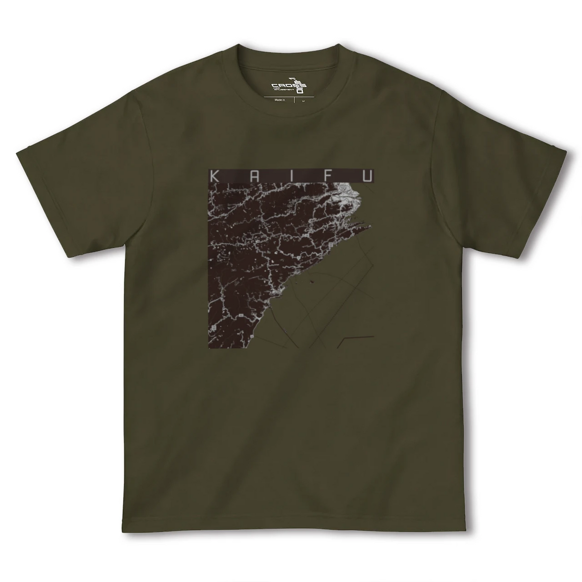 【海部（徳島県）】地図柄ヘビーウェイトTシャツ