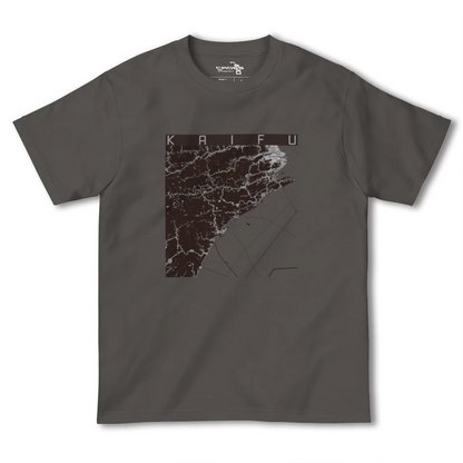 【海部（徳島県）】地図柄ヘビーウェイトTシャツ