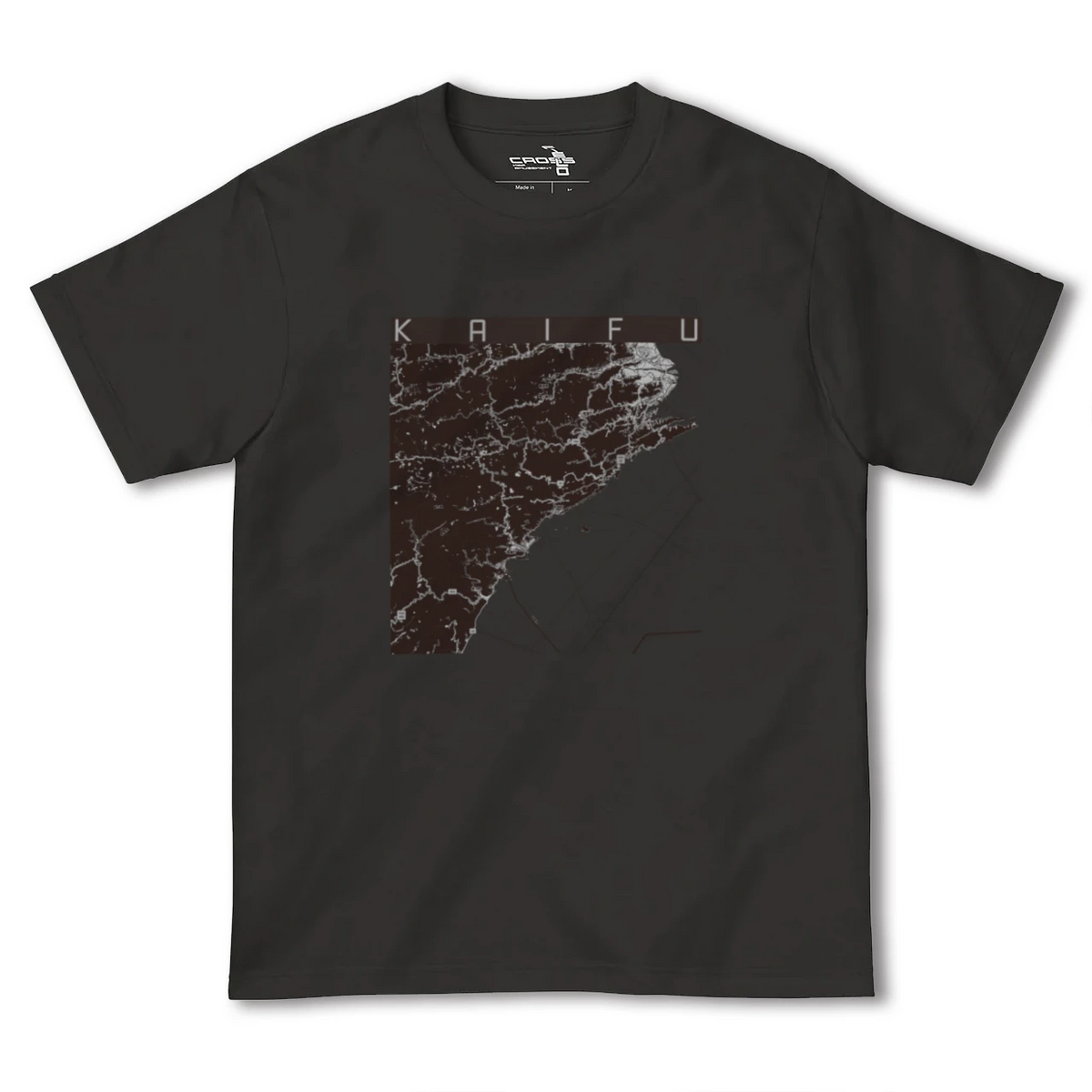 【海部（徳島県）】地図柄ヘビーウェイトTシャツ