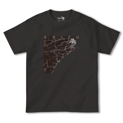 【海部（徳島県）】地図柄ヘビーウェイトTシャツ