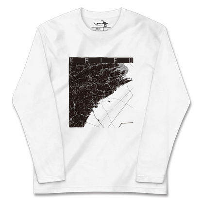 【海部（徳島県）】地図柄ロングスリーブTシャツ