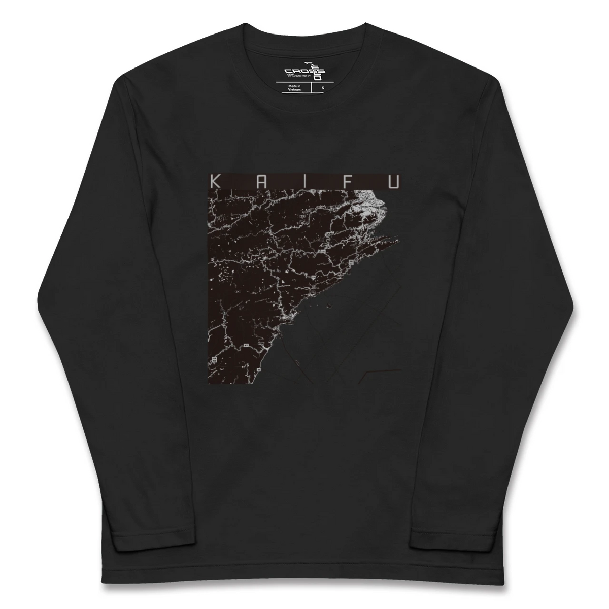 【海部（徳島県）】地図柄ロングスリーブTシャツ