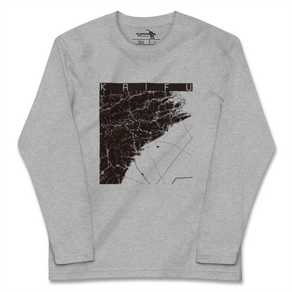 【海部（徳島県）】地図柄ロングスリーブTシャツ