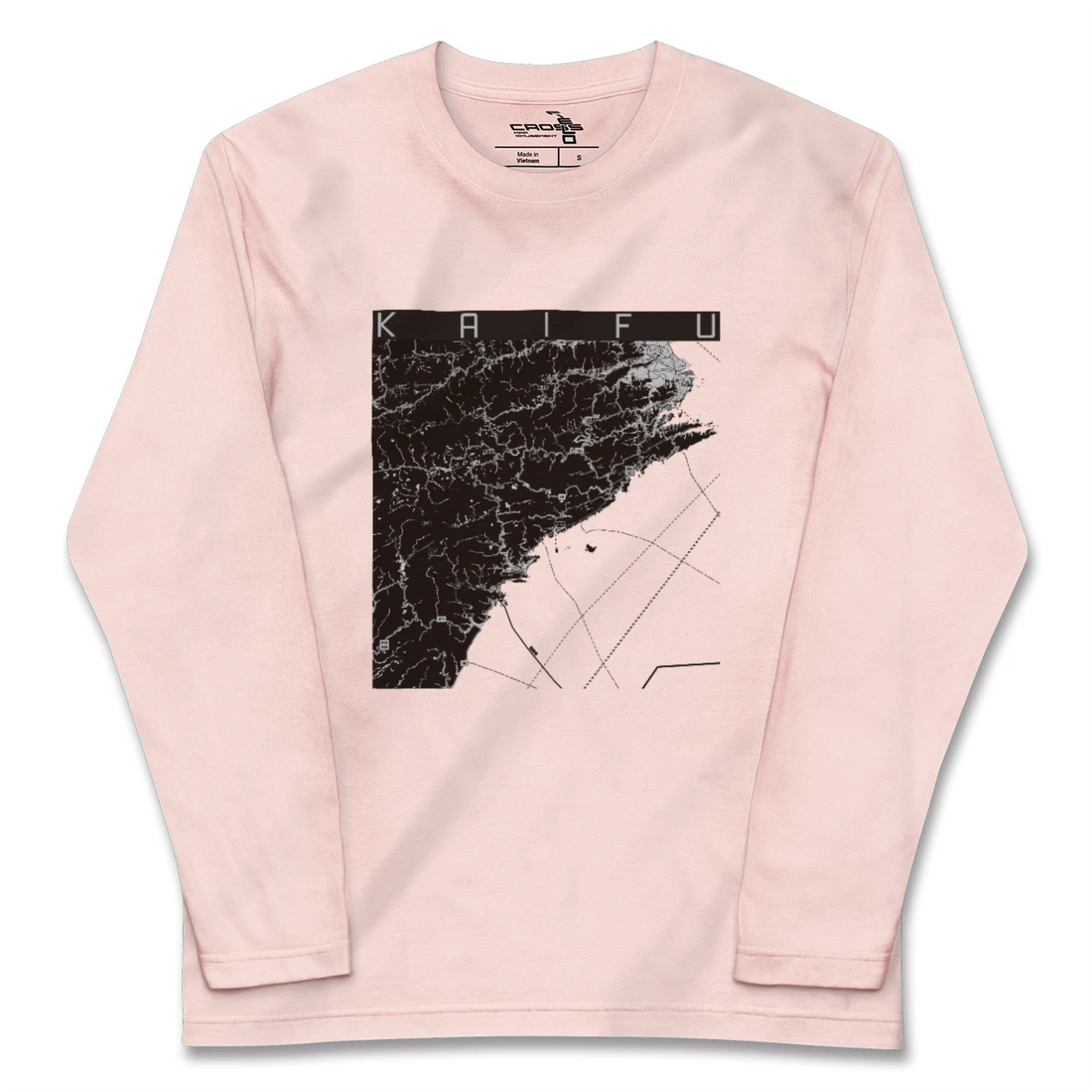 【海部（徳島県）】地図柄ロングスリーブTシャツ