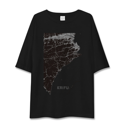 【海部（徳島県）】地図柄ビッグシルエットTシャツ