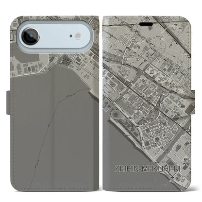 【海浜幕張（千葉県）】地図柄iPhoneケース（手帳タイプ）