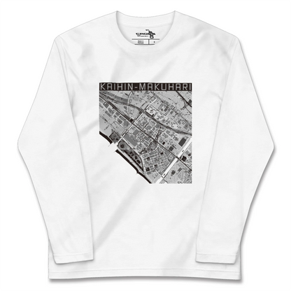 【海浜幕張（千葉県）】地図柄ロングスリーブTシャツ