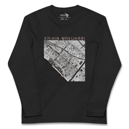 【海浜幕張（千葉県）】地図柄ロングスリーブTシャツ