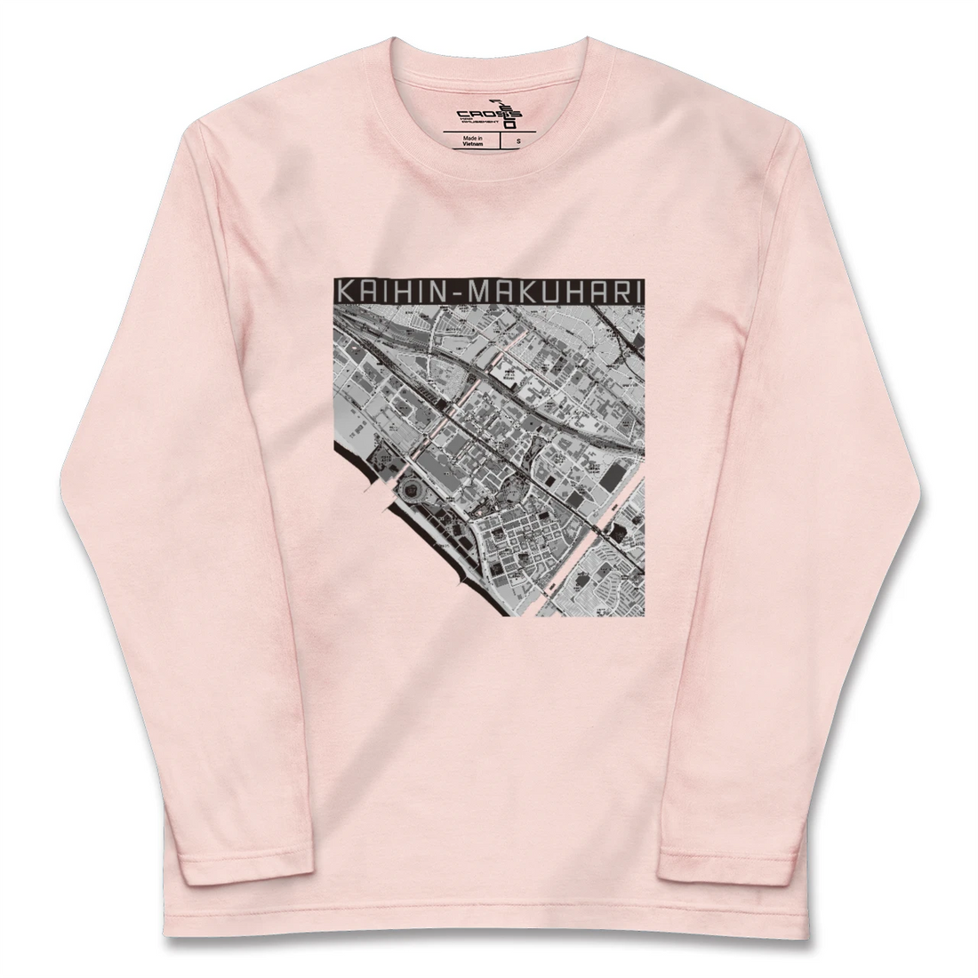 【海浜幕張(千葉県)】地図柄ロングスリーブTシャツ
