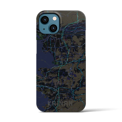 【海南（和歌山県）】地図柄iPhoneケース（バックカバータイプ）