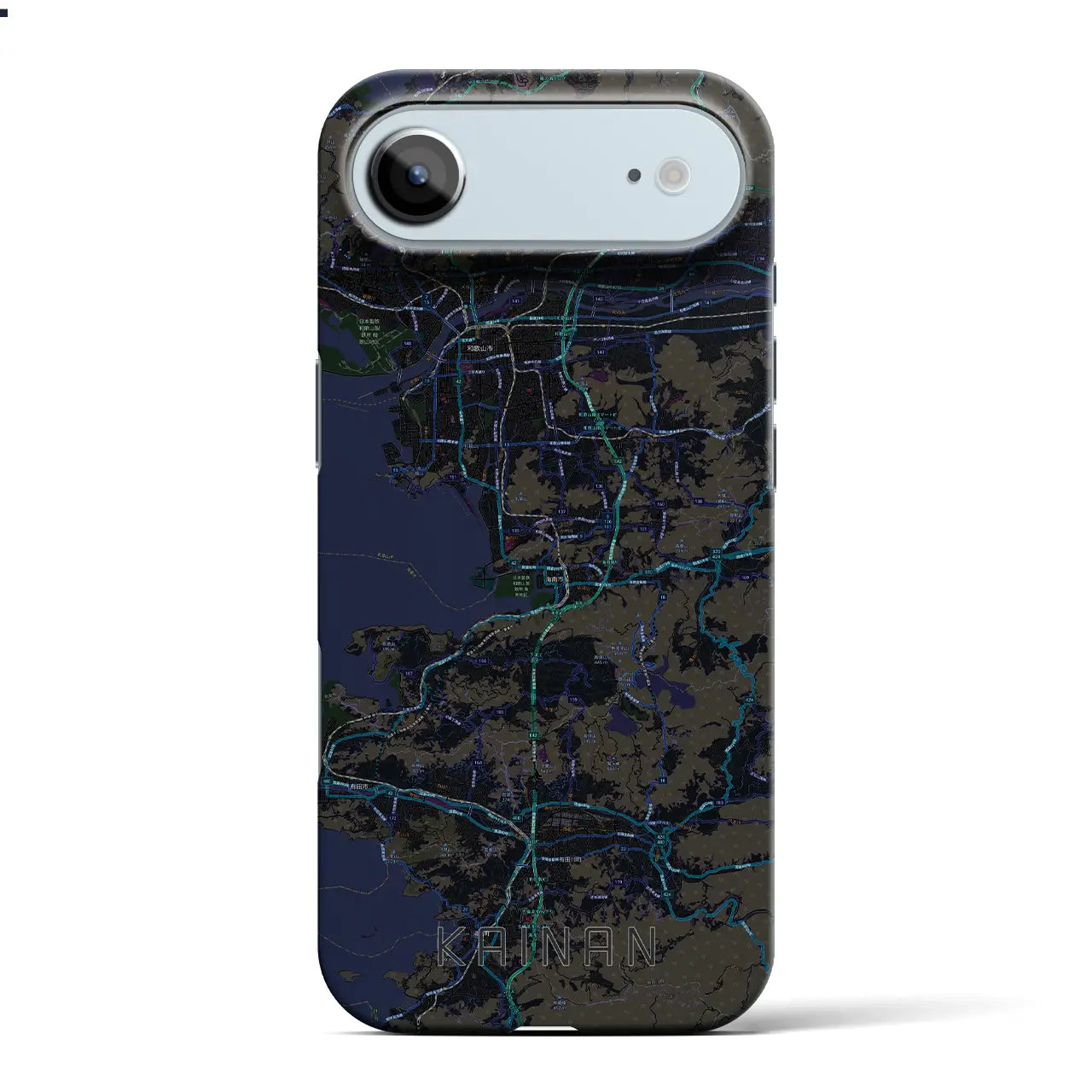 【海南（和歌山県）】地図柄iPhoneケース（バックカバータイプ）