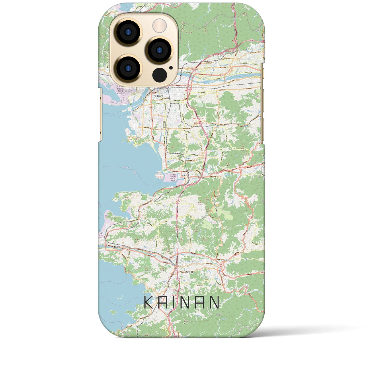 【海南（和歌山県）】地図柄iPhoneケース（バックカバータイプ）