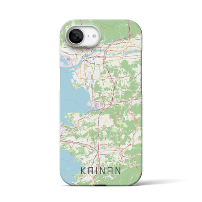 【海南（和歌山県）】地図柄iPhoneケース（バックカバータイプ）