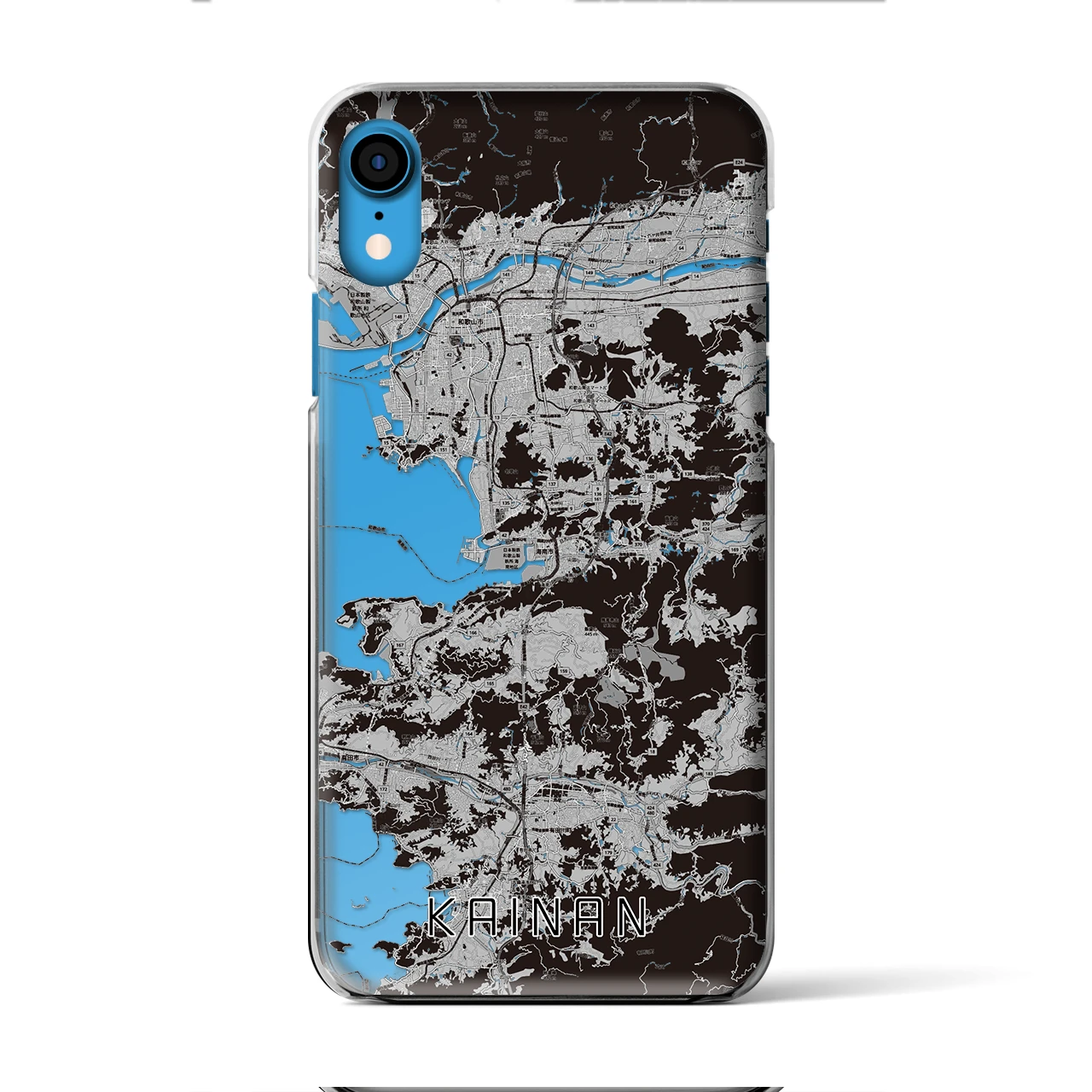【海南（和歌山県）】地図柄iPhoneケース（クリアタイプ）
