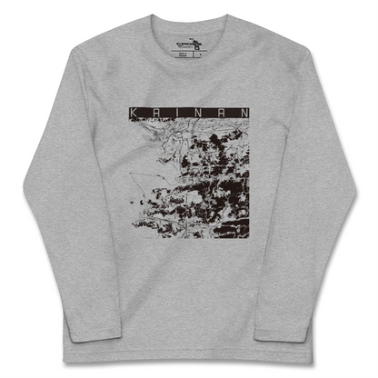 【海南（和歌山県）】地図柄ロングスリーブTシャツ