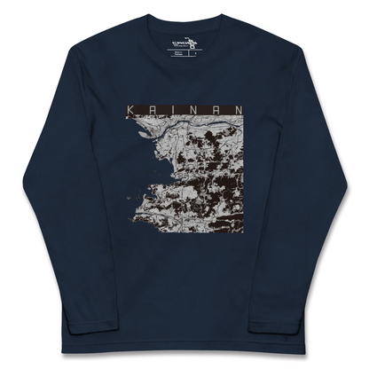 【海南（和歌山県）】地図柄ロングスリーブTシャツ