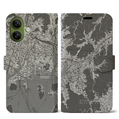 【海田（広島県）】地図柄iPhoneケース（手帳タイプ）