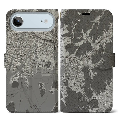 【海田（広島県）】地図柄iPhoneケース（手帳タイプ）