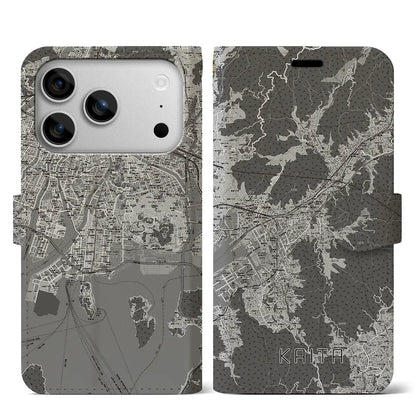 【海田（広島県）】地図柄iPhoneケース（手帳タイプ）