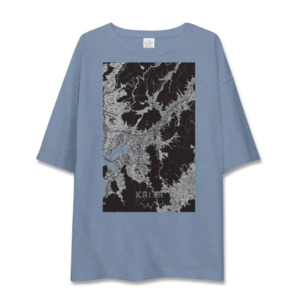 【海田（広島県）】地図柄ビッグシルエットTシャツ
