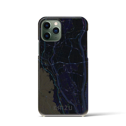 【海津（岐阜県）】地図柄iPhoneケース（バックカバータイプ）