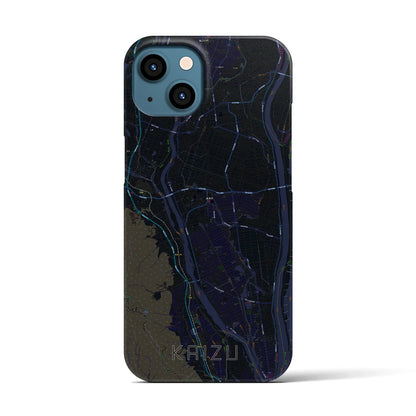 【海津（岐阜県）】地図柄iPhoneケース（バックカバータイプ）