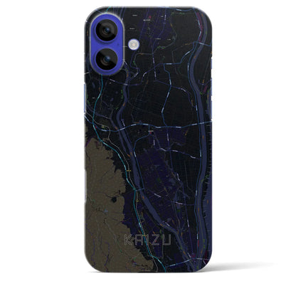 【海津（岐阜県）】地図柄iPhoneケース（バックカバータイプ）