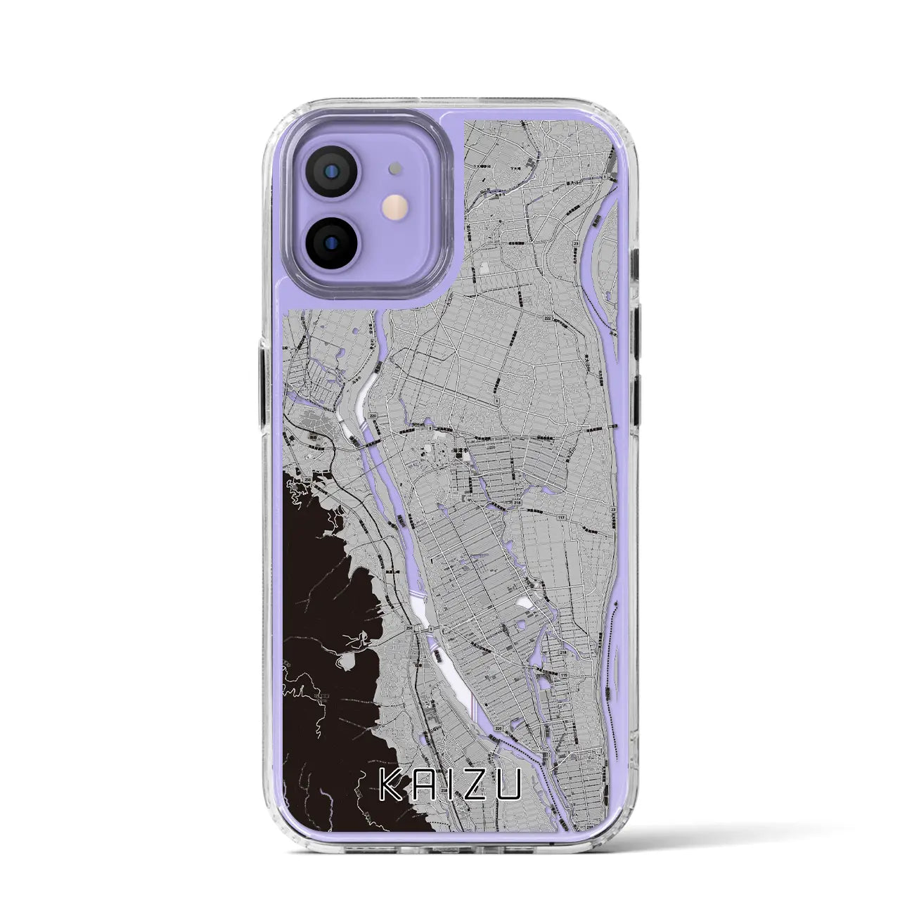 【海津（岐阜県）】地図柄iPhoneケース（MagSafeタイプ）
