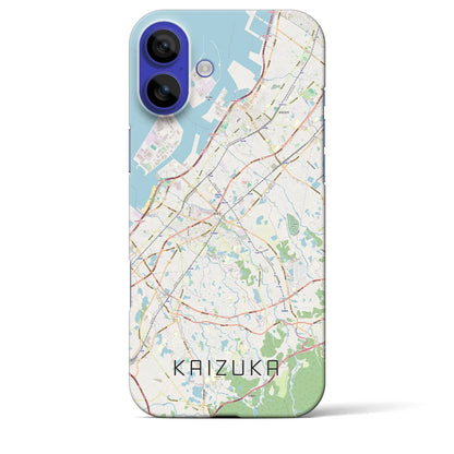 【貝塚（大阪府）】地図柄iPhoneケース（バックカバータイプ）ナチュラル・iPhone 16 Pro Max 用