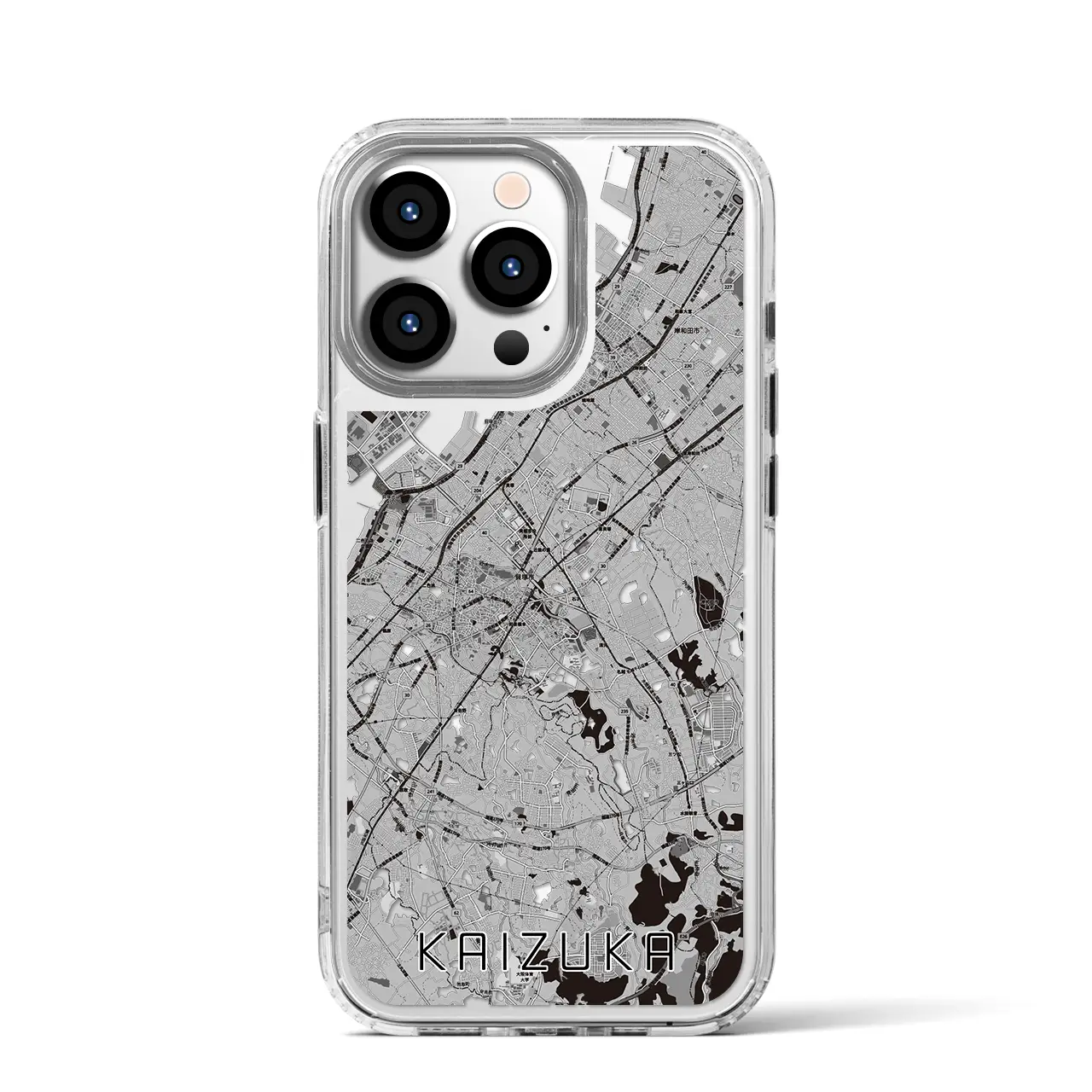 【貝塚（大阪府）】地図柄iPhoneケース（MagSafeタイプ）