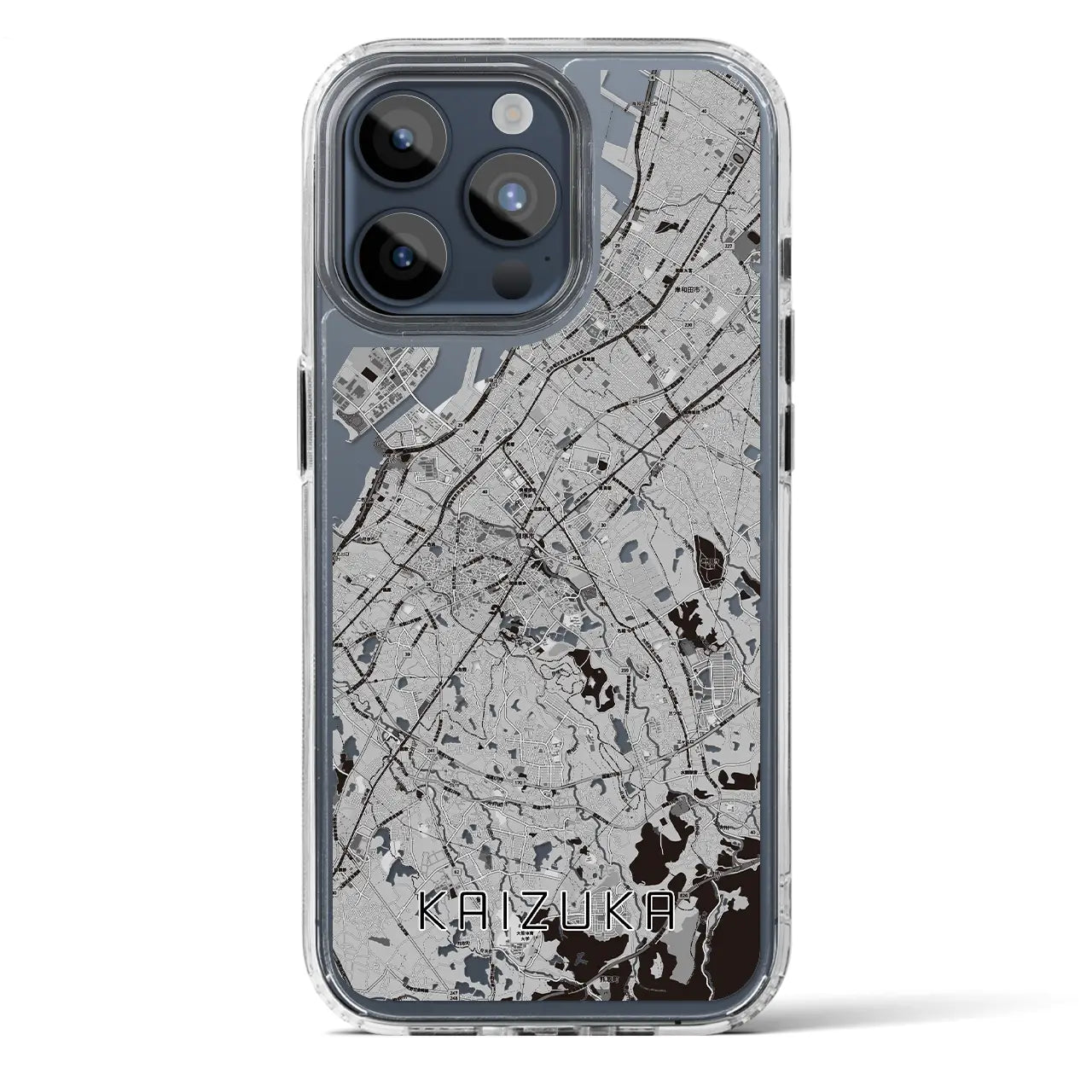 【貝塚（大阪府）】地図柄iPhoneケース（MagSafeタイプ）