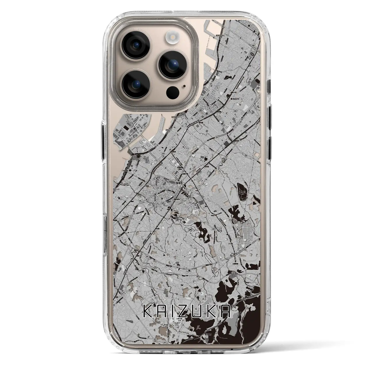 【貝塚（大阪府）】地図柄iPhoneケース（MagSafeタイプ）