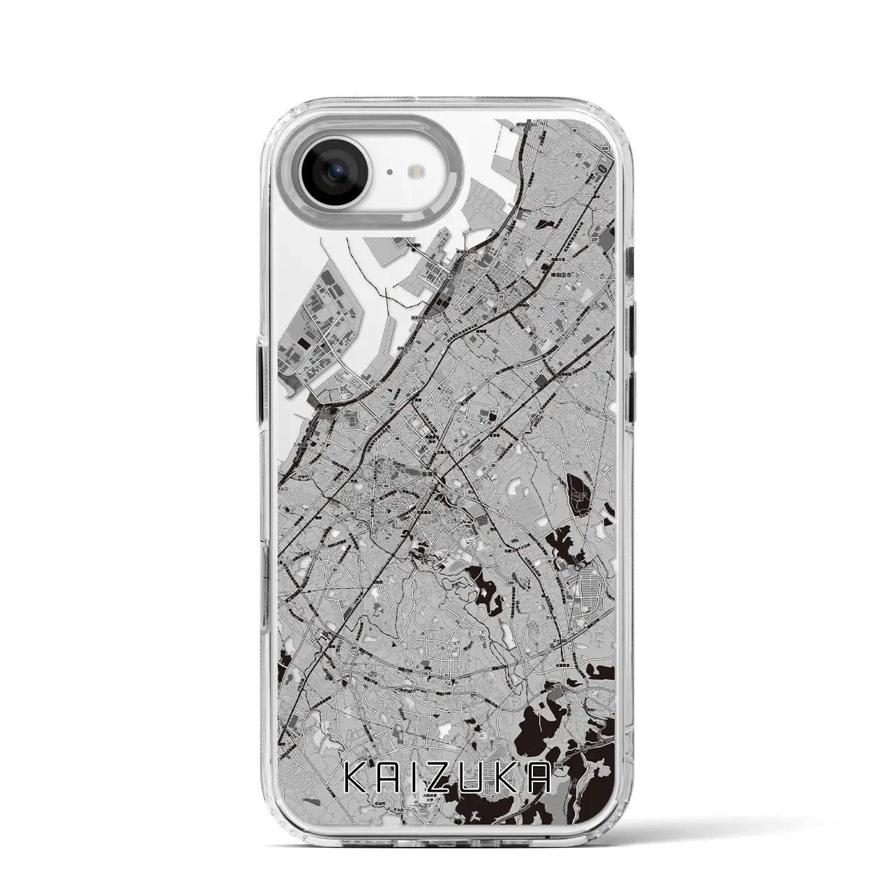 【貝塚（大阪府）】地図柄iPhoneケース（MagSafeタイプ）