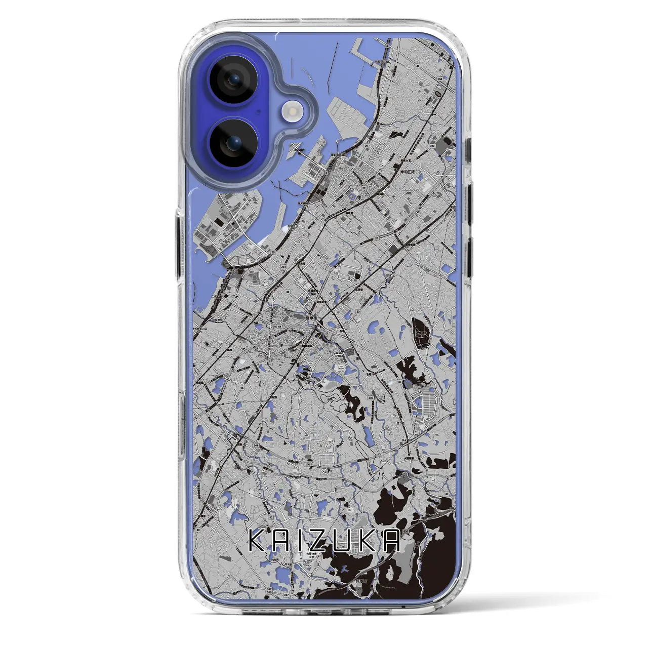 【貝塚（大阪府）】地図柄iPhoneケース（MagSafeタイプ）
