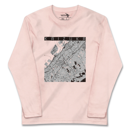 【貝塚（大阪府）】地図柄ロングスリーブTシャツ